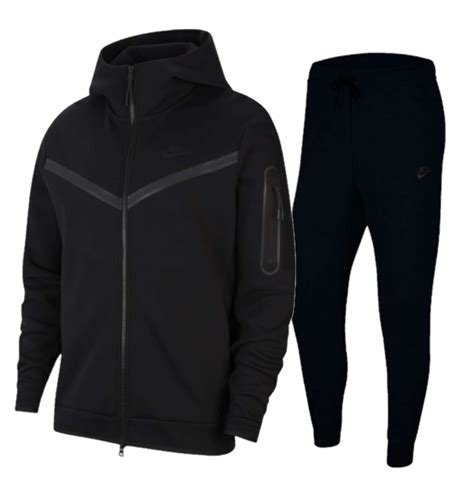 zwarte nike tech heren|Nike tech pak.